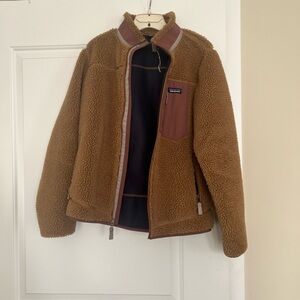Patagonia Retro X Brown Fleece Jacket women’s medium